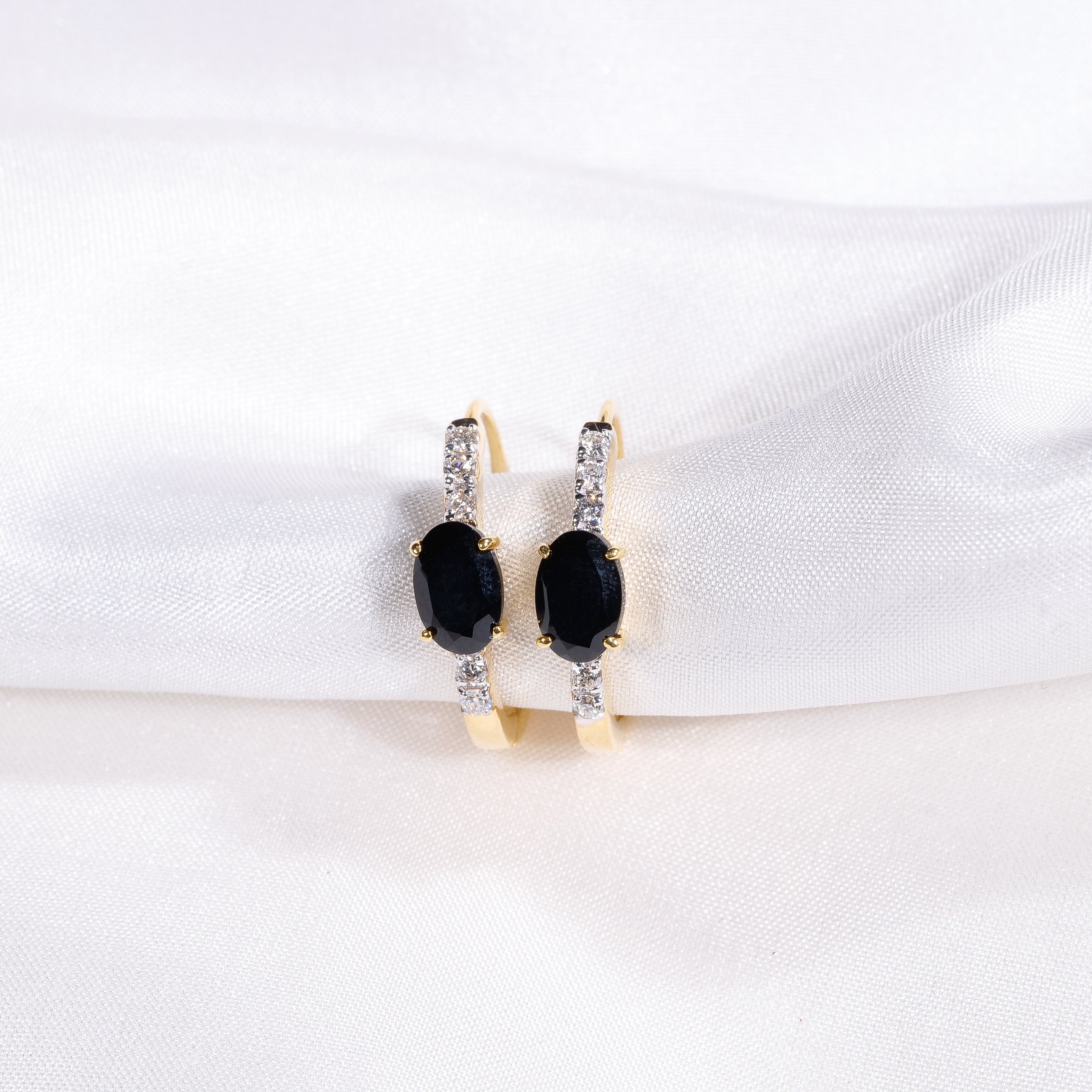 Black Diamond and Diamond Hoops