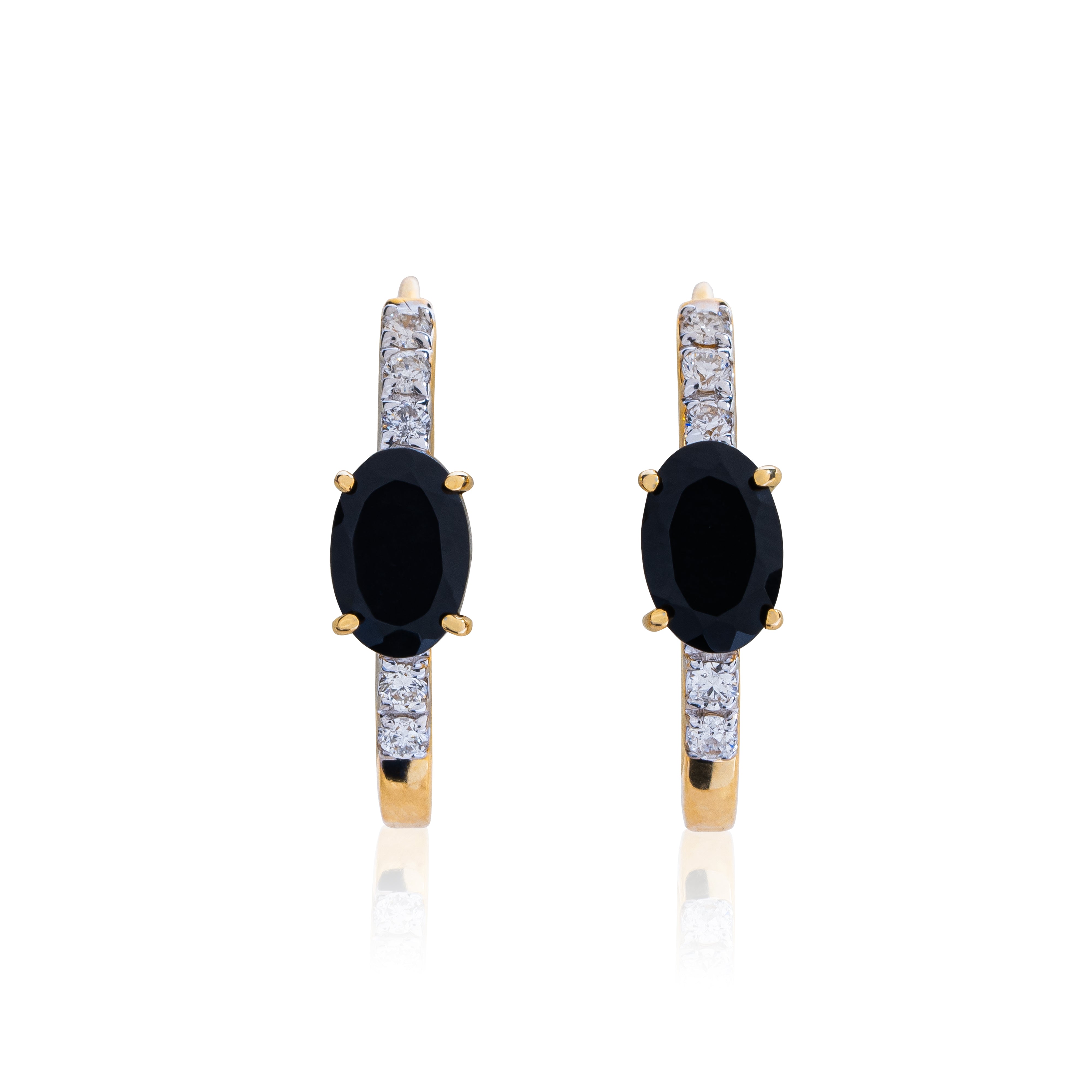 Black Diamond and Diamond Hoops